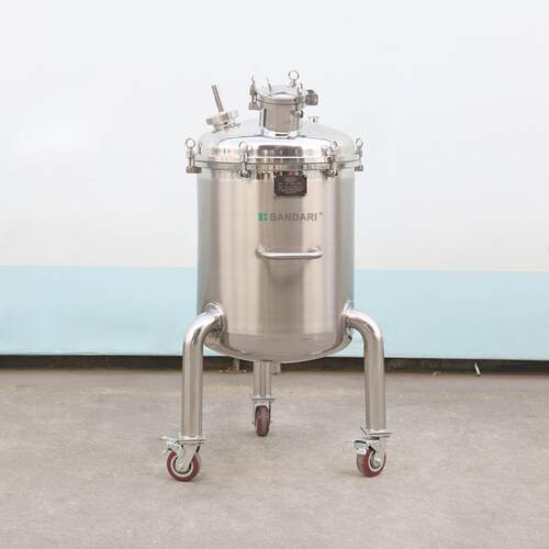 200L夹层压CG发力法兰验型储存罐 实锅室用可移动式化工研储罐