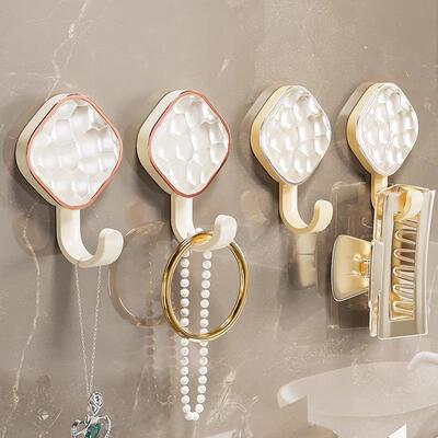 Luxury lightweight hooks with strong adhesive, capable of he