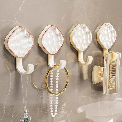 Luxury lightweight hooks with strong adhesive, capable of he