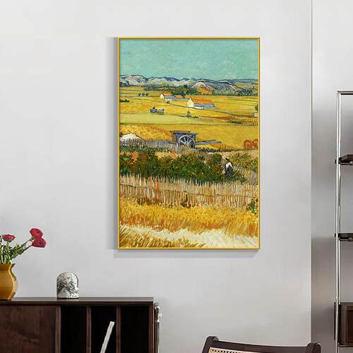 梵高饰装丰收向日艺葵现K520136代术壁画世界画名画凡高美式玄关