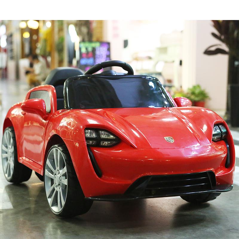 正品童电动儿车四轮汽车1瓶-6岁带遥控玩具车摇摆宝可坐人宝电车