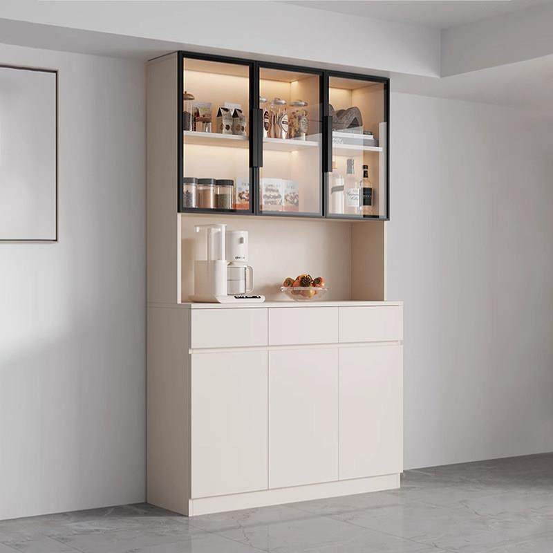 餐边柜实木靠墙一体现代简约家用多功能收纳储物柜客厅高款茶水柜,住宅家具,餐边柜,淘宝优惠券,粉丝福利购,淘宝优惠卷