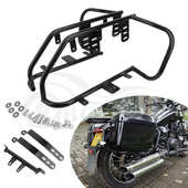 摩托车边箱支架力帆V16边箱支架哈雷改装 专用防撞支架后边箱支架