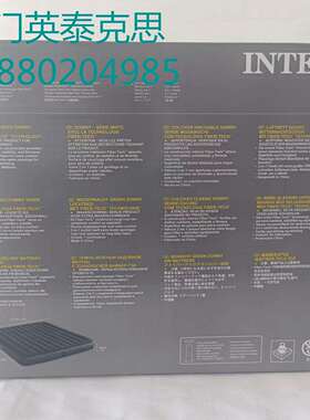 INTEX64735绿色植绒系列充气床 气垫床 野营床 折叠床 午休气垫床