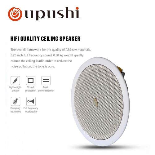 surround sound speakers system 6.5 inch ceiling loudspeakers
