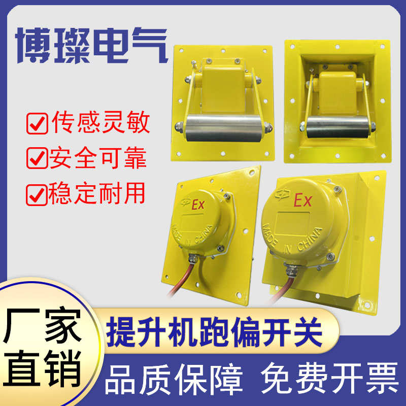 提升机跑偏开关TDP-I嵌入式内嵌式WTDP-I拉链机刮板机防跑偏开关