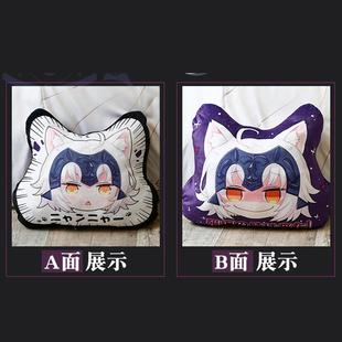 高档f次ate黑saber贞德梅林动毛漫绒枕抱FGO靠枕二元 周边玩偶公仔