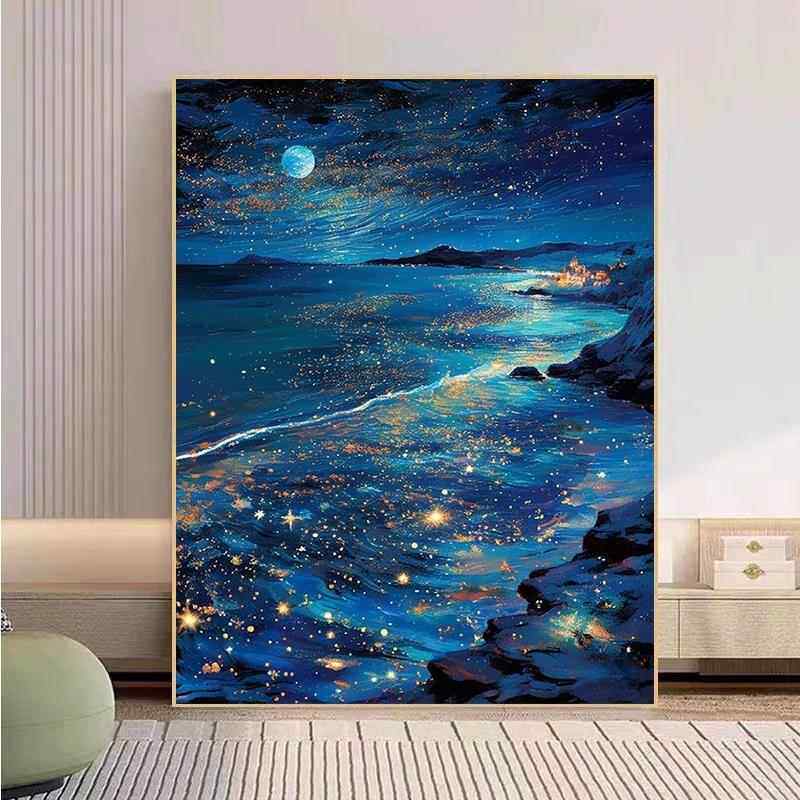 星辰大海拼图地狱级高难度大人解压风景挂墙画一千片治愈系高级感