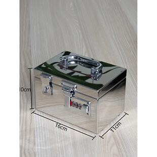 高档202箱5不锈钢存钱罐儿童存钱密码超大投标箱钱男孩放零盒投号