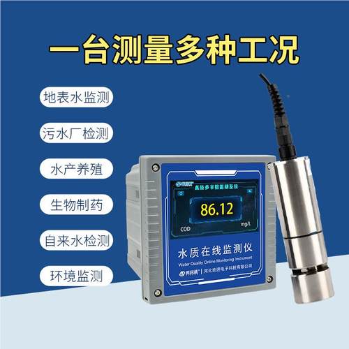 在线溶学解氧检仪化需氧量分析cod在线监测仪多测参数质检测水仪