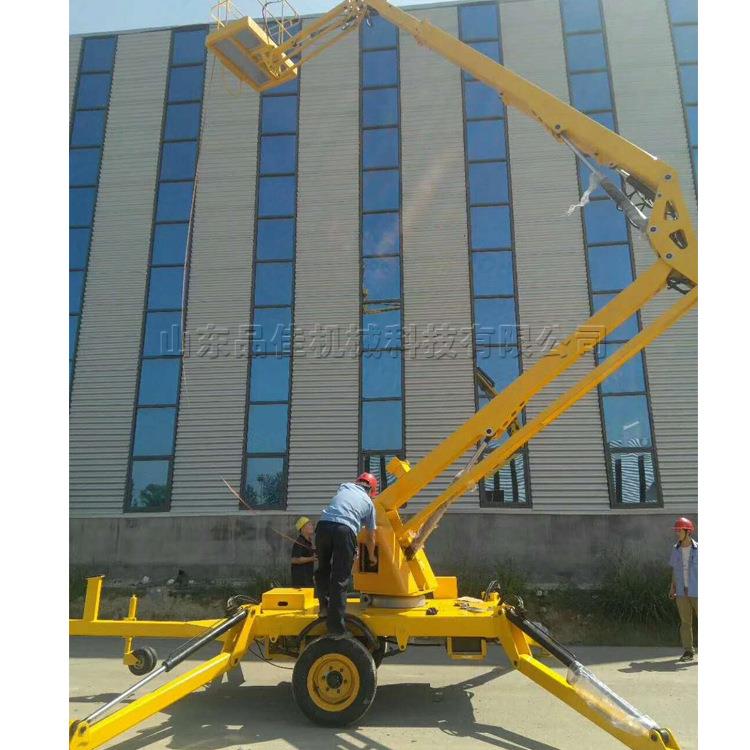 户外工程机械设备 柴油自行式升降平台 园林市政曲臂高空作业车