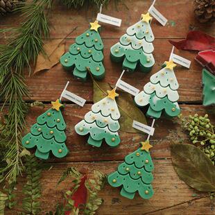 Xmas Atmospheric Candle: Creative Tree, Aromatherapy Gift