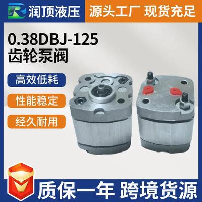 CBK-R高压静音0.38DBJ-125齿轮泵阀液压齿轮泵小型高压油泵