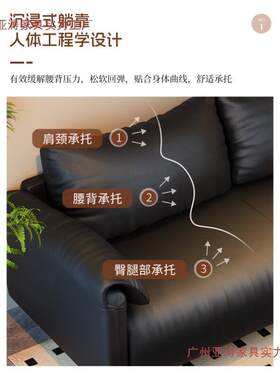 沙发客厅小户型民宿出租房双三人位大象耳朵懒人直排布艺沙发新款