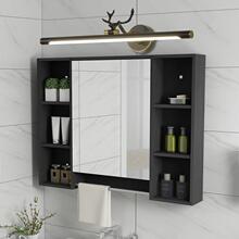 中式镜前灯led浴室梳妆化妆台全铜北欧免打孔镜柜专用卫生间镜灯