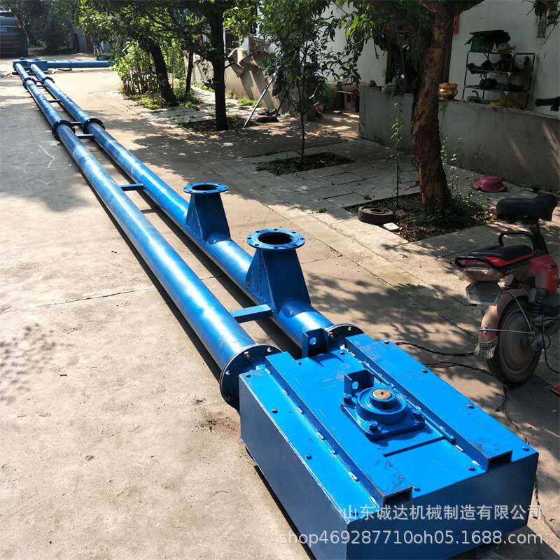临汾化工厂用不锈钢管链输送机粉末物料装吨包管链输送机
