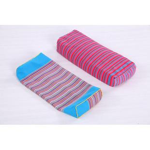 纯棉老粗布颈椎枕长方枕枕套单人成人外套拉链式不含芯保证不起球