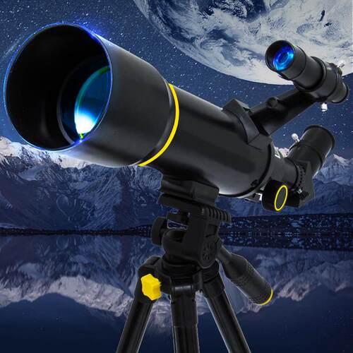 跨境新品 70400天文望远镜 黑色专业高清高倍观星观景户外望眼镜