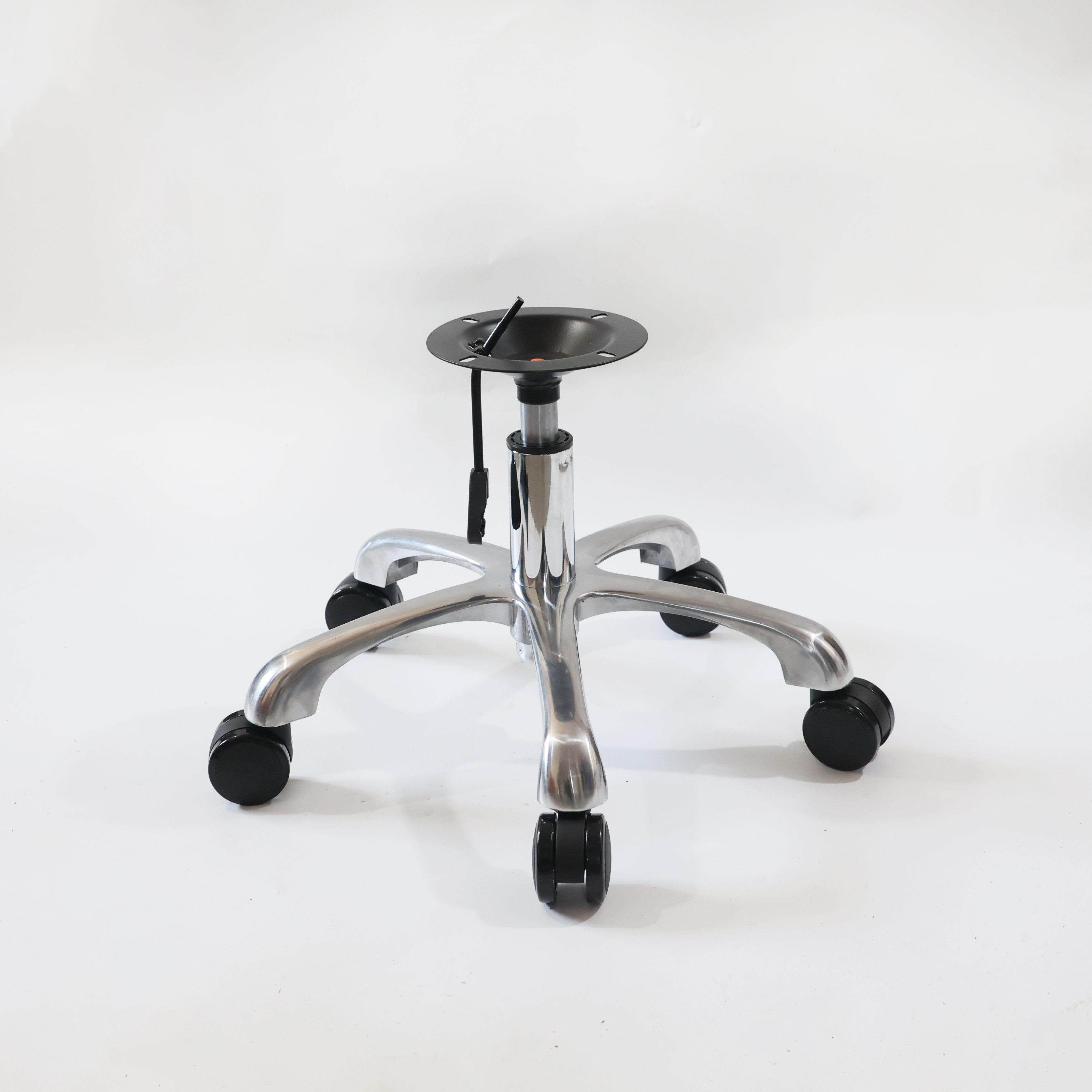 电脑椅办公转椅配件椅子底座托盘轮子铝合金防爆气杆五星脚