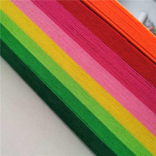 2mm彩色毛毡24色毛毡布幼儿园装饰手工环创制作工艺diy剪纸不织布