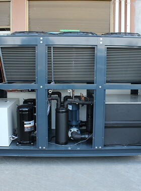 20HP-25P风冷式冷机组冷工却机工业制冷机HLT-20A/低H温冷水冻机