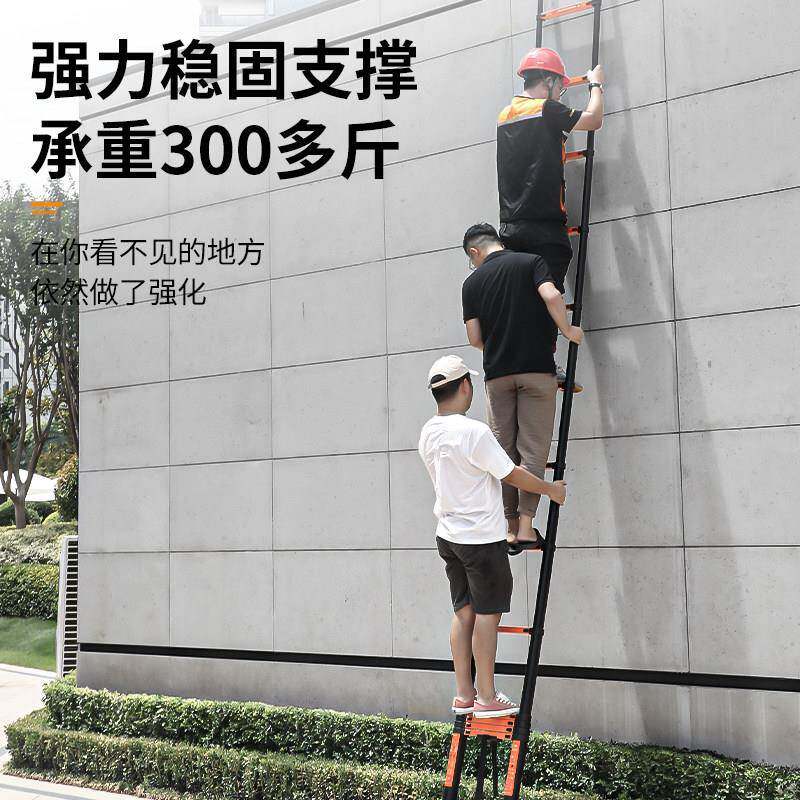合加厚铝金楼多功能家用伸缩升梯子折叠DLT702人字梯工程可携式降