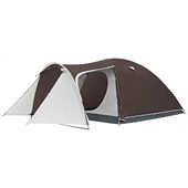 户外双层多人一室一厅沙滩露营遮阳防暴雨防晒帐篷便携折叠大帐篷