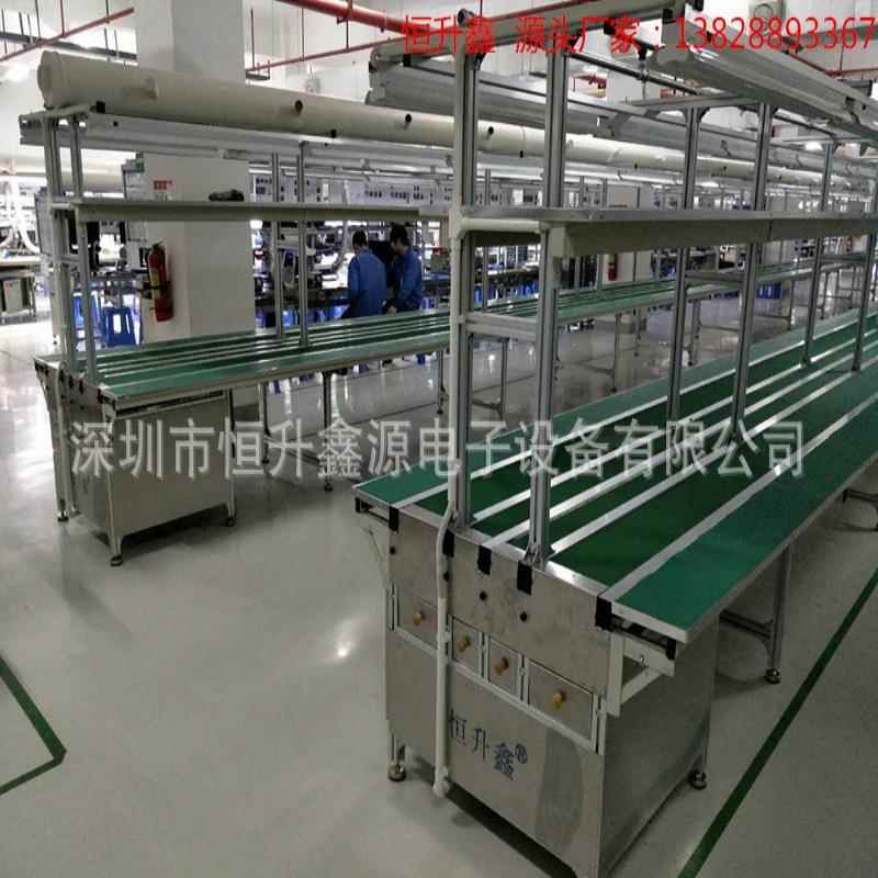 自HSX-055动生产 线 皮带后回流 带烟补焊线 电路板焊线 流水 线