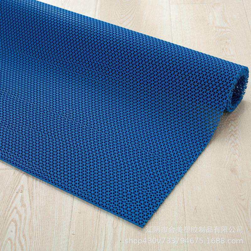 合美防滑垫S型pvc镂空地垫网格塑料卫生间浴室厨房网眼隔水垫子