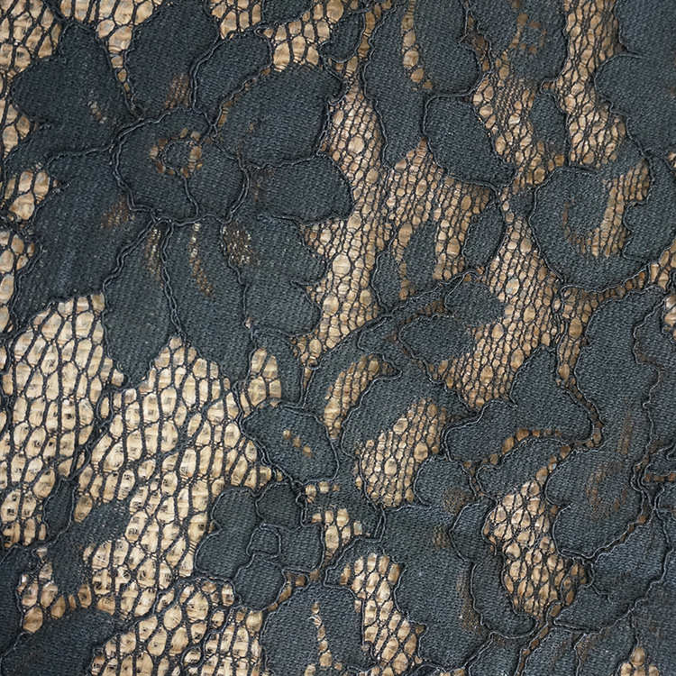 幅宽150x150cm蕾丝花边 厂家直销锦棉睫毛花边 服装经编花边辅料