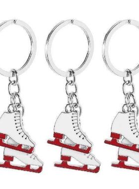 3 Pcs Skate Keychain Boot Clip Figures Skating Gifts Skates