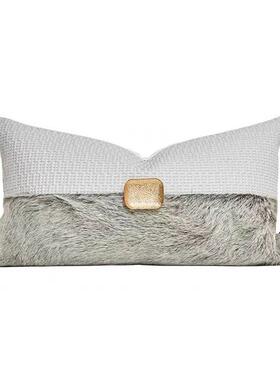 VWN样板房抱客枕轻奢简约现代软样装沙发厅靠垫方酒枕样板间店抱