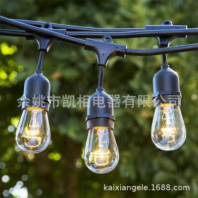 E12E14E26/E27S14灯串线户外防水家用庭院阳台灯泡氛围灯led灯