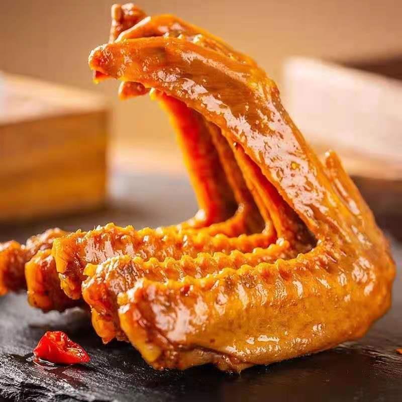 亚圣斋鸭翅麻油180g麻辣红烧200g卤肉熟食开袋即食休闲零食小吃