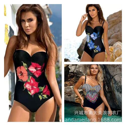 Swimwear women's swimsuit women's one-piece swimsuit plus