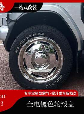 趣野icarv23新款19寸轮毂盖轮毂罩装饰改装件电镀升级