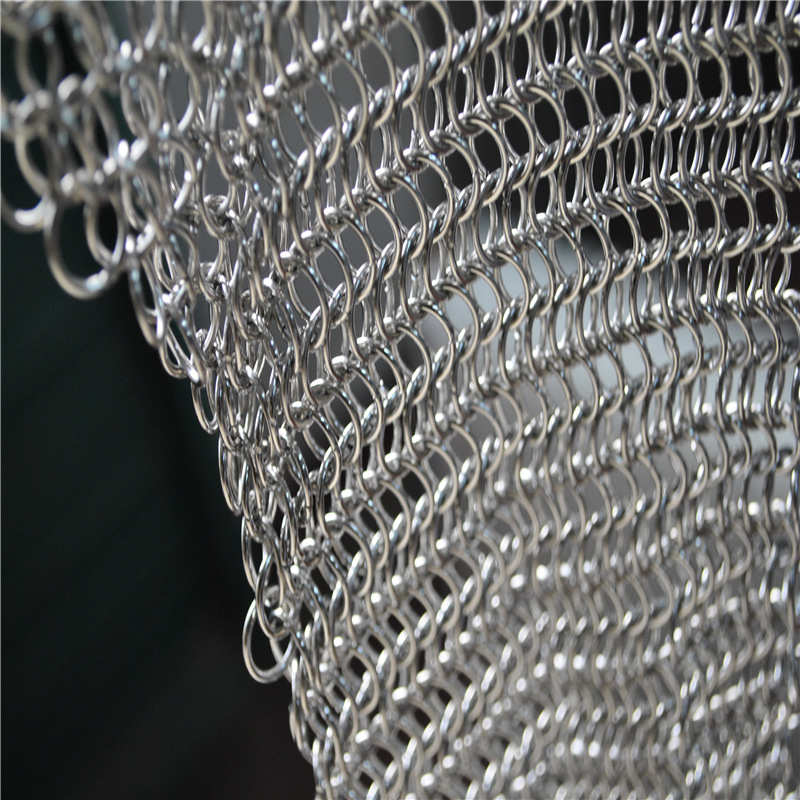 304 不锈钢环网 20×20 圆形锁子甲洗刷洗涤器刷锅网