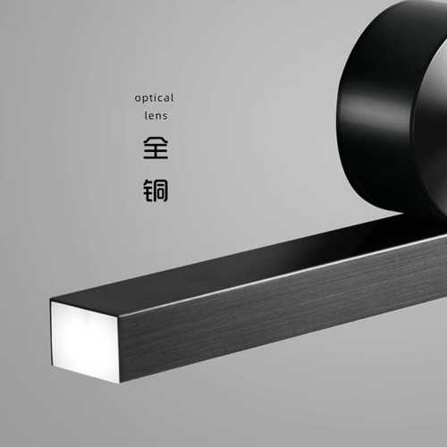 电商供货全铜壁灯个性设计师黑色现代极简客厅背景墙卧室床头灯