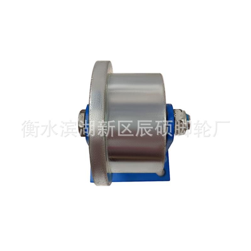 单边轨道轮载重槽轮工业滑轮火车轨道滚轮厂平面轮子推拉轱辘脚轮