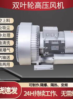 大KW双BON叶轮吸力涡风RB-52S旋-1真机空吸附打包高压漩涡式鼓风