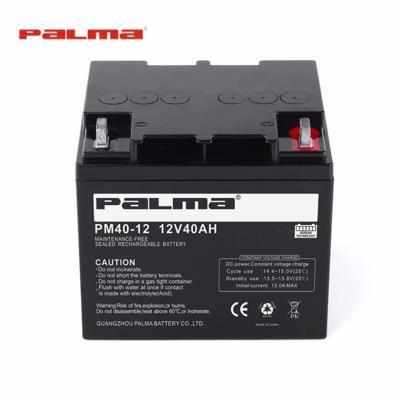 八马PaLma蓄电池PM40-12铅酸免维护12V40AH直流屏UPS/EPS设备电瓶