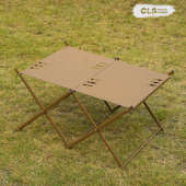 CLS 户外露营折叠三层置物架铝合金野餐烧烤桌车载便携储物收纳架