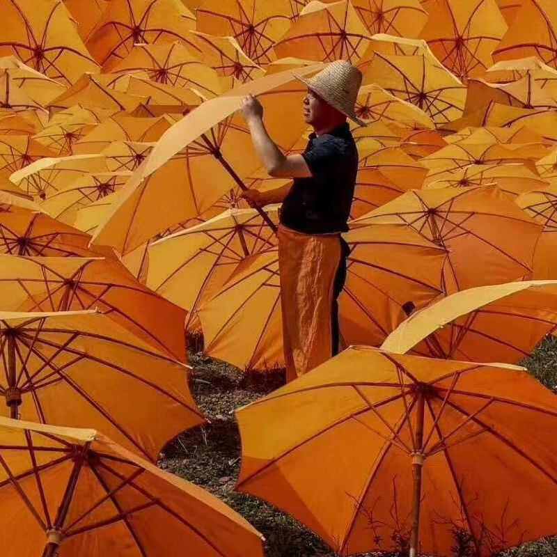 油布伞防雨老式伞道具摄影装饰油纸伞防雨艺术纯手工伞竹木伞萍润,家居饰品,工艺伞,淘宝优惠券,粉丝福利购,淘宝优惠卷