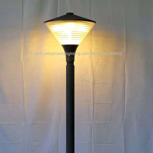 欧式LED户外防水模组30W60W75W圆形压铸PC柱头庭院灯