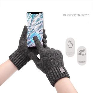 touch mens fleece plus screen winter gloves warm new 2023