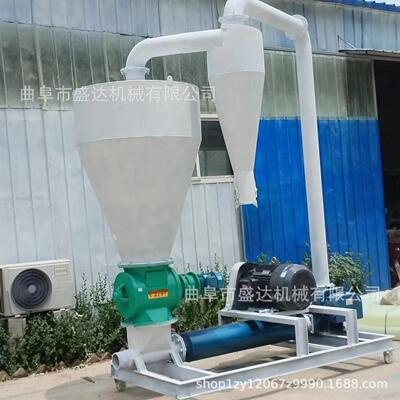 沙克龙除尘颗粒物料气力吸粮机30KW电机罗茨风机卸灰机图片