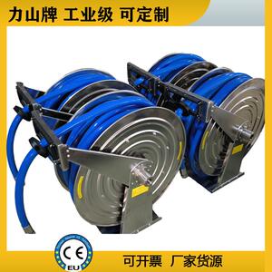 不锈钢卷管器高压全自动工业食品级冲洗卷盘30米316海洋船舶卷筒