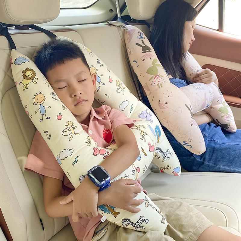 车载儿童抱枕后排车上睡觉神器男女童专用汽车头枕腰靠可爱睡护枕