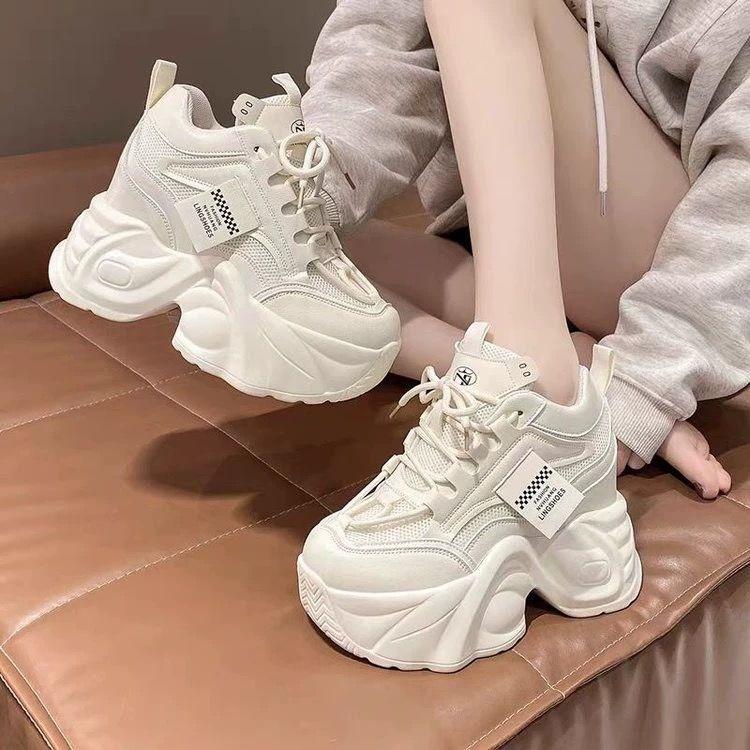 小个子运动鞋厚底增高百搭老爹鞋