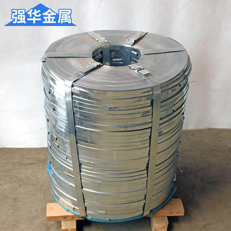 现货供应铁皮打包镀锌钢带可加工电缆铠装镀锌波纹管钢带